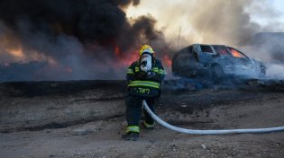 17 דלקות הבוקר בעוטף עזה בנס לא היו נפגעים