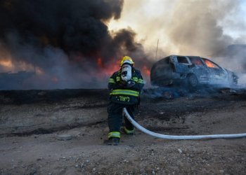 17 דלקות הבוקר בעוטף עזה בנס לא היו נפגעים