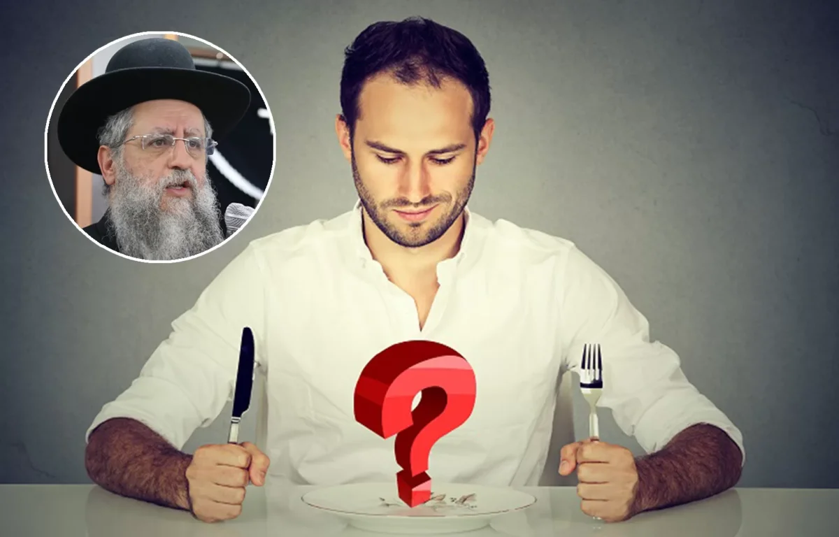 חבר מועצת חכמי התורה: "אתה דואג שאתה שמן? אסור לעשות דיאטה בשבת"