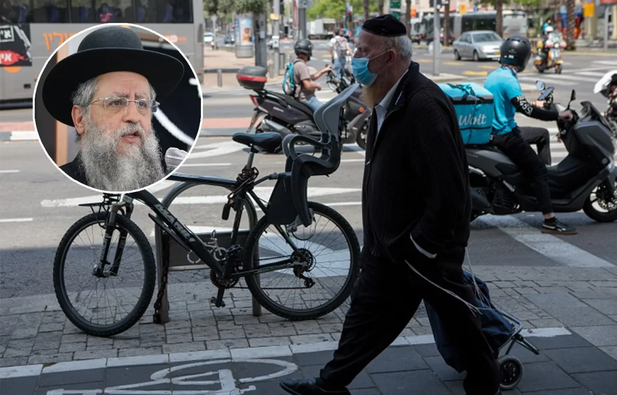 חבר מועצת חכמי התורה: "אדם שמסתובב ללא מסכה הוא רודף"