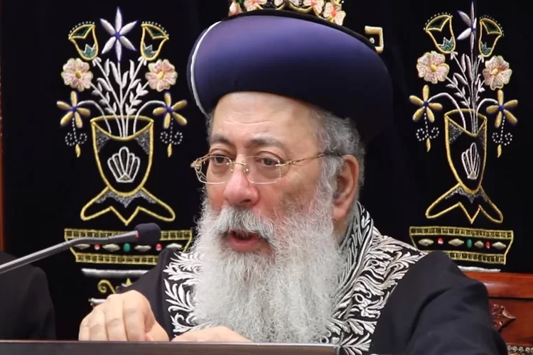 הראשל"צ הרב שלמה משה עמאר במכתב חריף בעקבות השמועות: "מפיצים עליי שקרים"