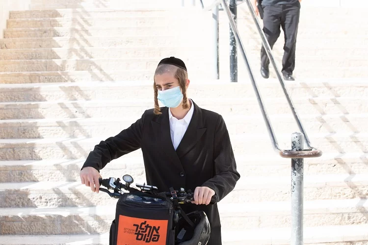 קידוש ה’: סקר גיאוקרטוגרפיה: 95% מהציבור החרדי מקפיד על עטיית מסיכה