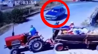 לאחר תאונה קטלנית הנהג נעמד על רגליו