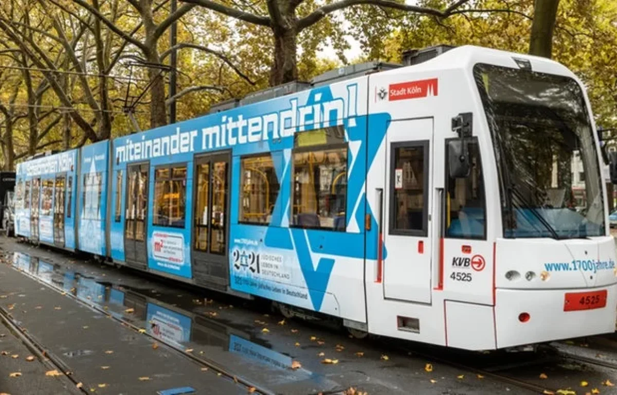 ימות המשיח: רכבת עם מגן דוד בגרמניה