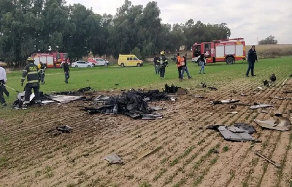 אסון בדרום הארץ: מדריך וחניך טיסה נהרגו בהתרסקות מטוס