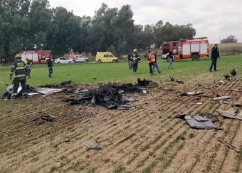 אסון בדרום הארץ: מדריך וחניך טיסה נהרגו בהתרסקות מטוס