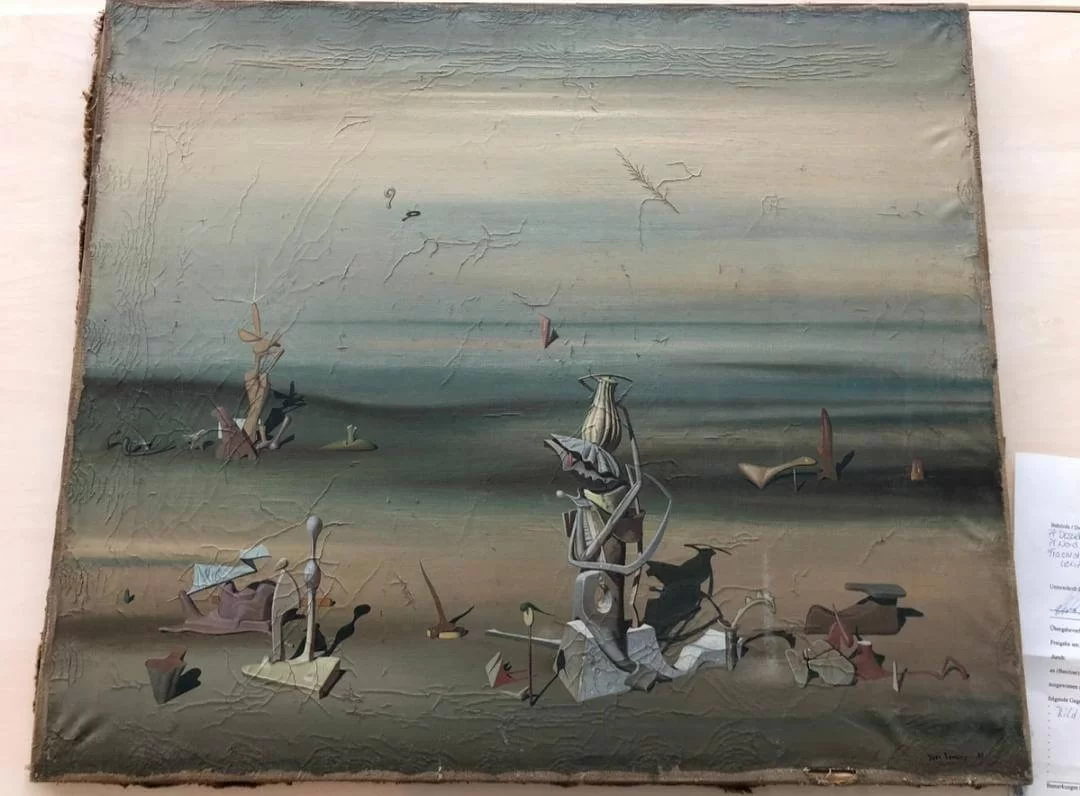 "אין צייר כאלוקינו": הציור המפורסם נזרם לפח בטעות ואותר