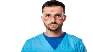 סימנים על הפנים