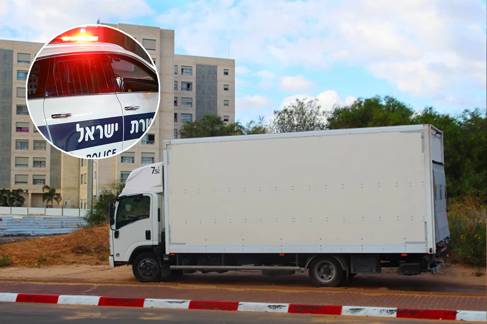נהג משאית שנעצר אמר 10 מילים לשוטר ושוחרר