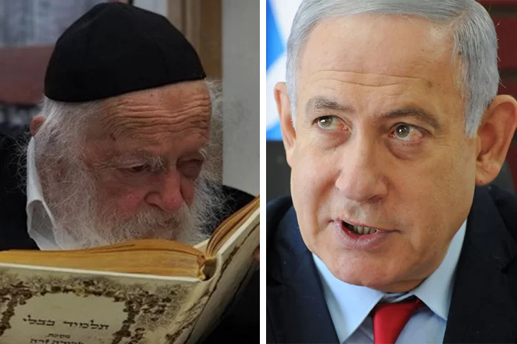 רה"מ נתניהו שוחח כעת עם נכדו של הגר"ח קנייבסקי