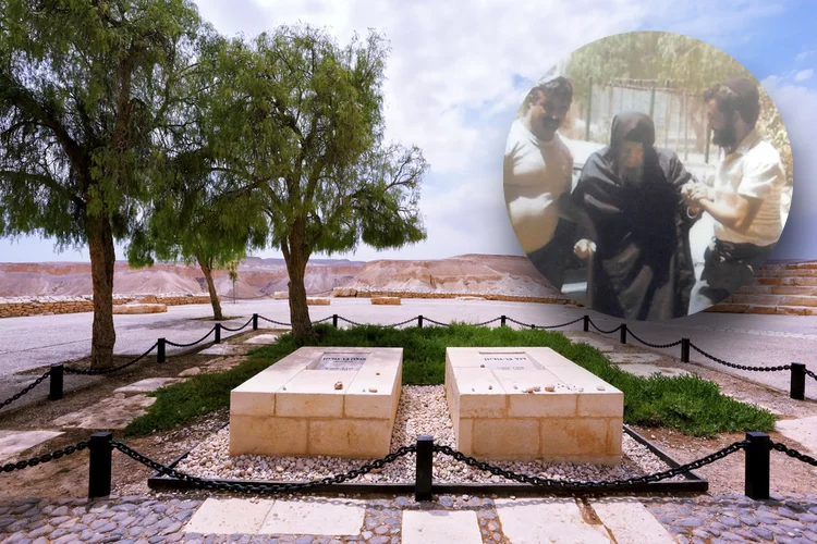 מיוזמתו של הבבא סאלי: הסיבה לנסיעה לקברו של בן גוריון