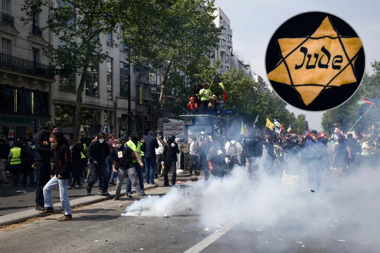 בושה: בהפגנות בצ’כיה משתמשים בטלאי הצהוב: “עושים בנו ניסויים כמו ביהודים” בושה: בהפגנות בצ’כיה משתמשים בטלאי הצהוב: “עושים בנו ניסויים כמו ביהודים”