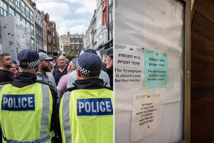 בעיצומה של השבת: השוטרים תלו מודעות בבתי הכנסת בעיר אלעד