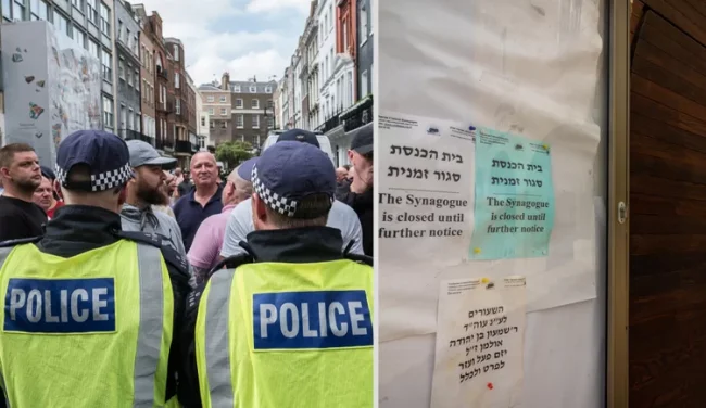 בעיצומה של השבת: השוטרים תלו מודעות בבתי הכנסת בעיר אלעד