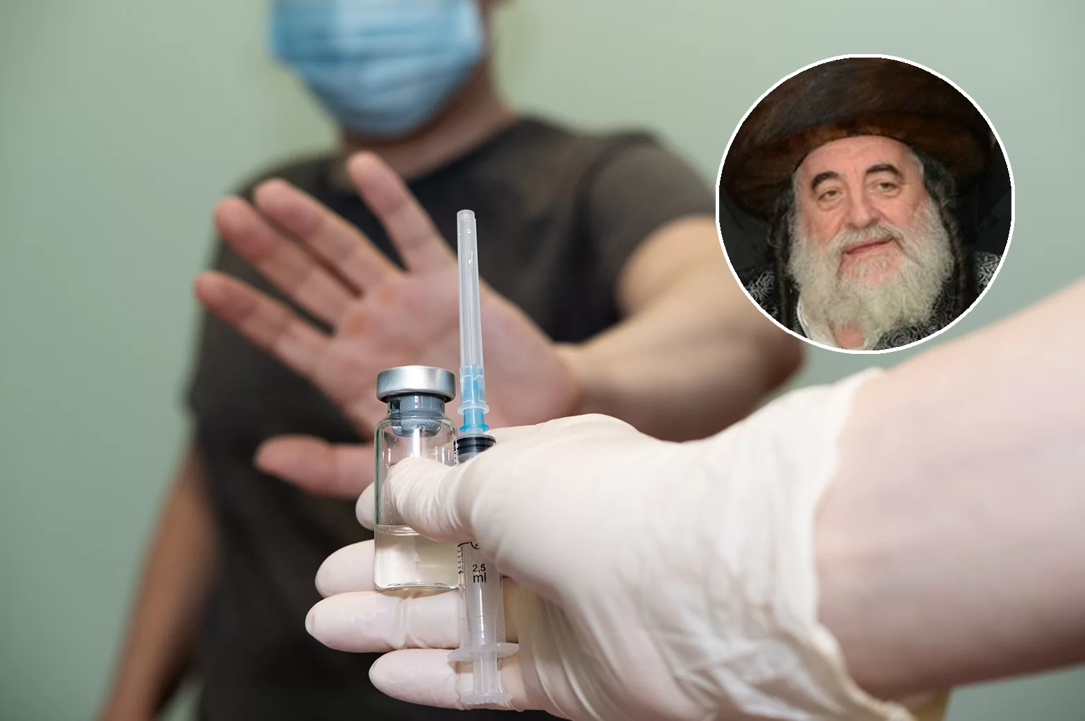 האדמו"ר מויז’ניץ, הרב ישראל הגר תקף את מתנגדי החיסונים: "חושבים שיודעים יותר טוב מהרופאים"