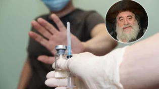 האדמו"ר מויז’ניץ, הרב ישראל הגר תקף את מתנגדי החיסונים: "חושבים שיודעים יותר טוב מהרופאים"