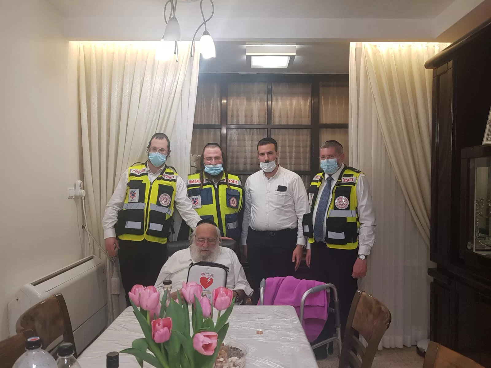 נס ההצלה: שלושה שבועות לאחר ההחייאה - ר’ מוישה סגר מעגל עם המתנדבים