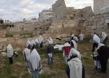 כך בוצעה ברכת כהנים בעיר הכוהנים הקדמונית