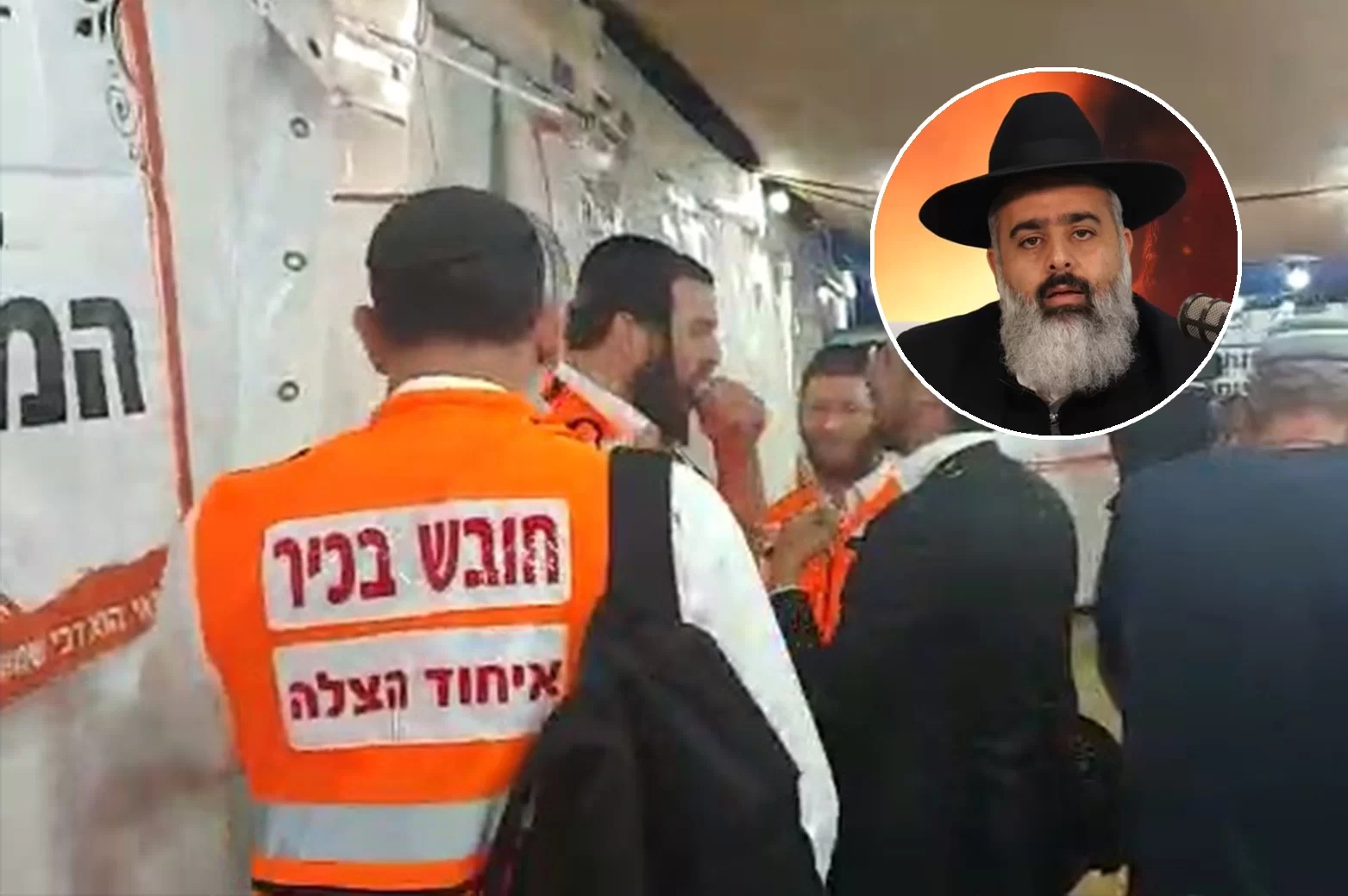 אבא תרחם! הרב אילן גוזל התפרץ בבכי קורע לב בשידור על הרוגי האסון במירון