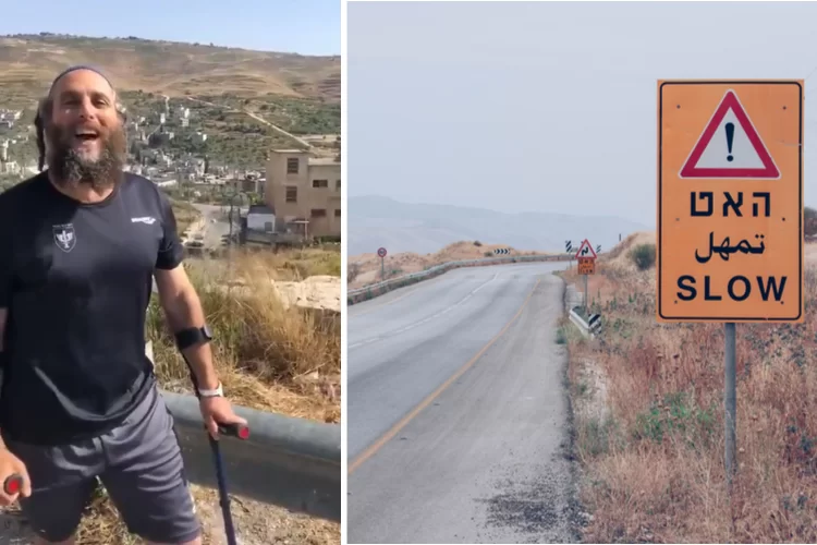 מרגש ברמות: חזר לזירת הפיגוע כדי להודות על הנס