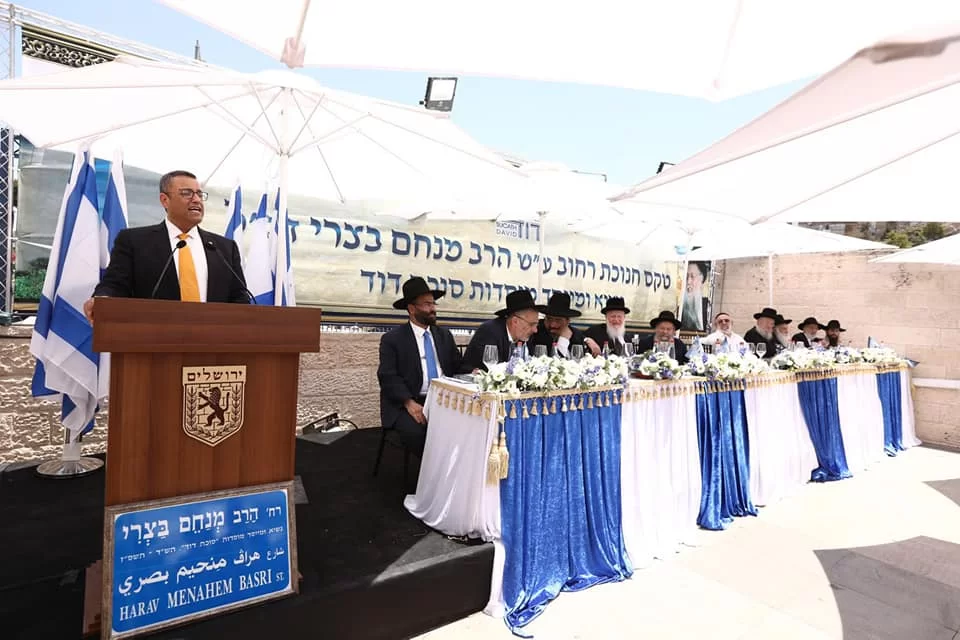 כבוד גדול: עיריית ירושלים העניקה רחוב על שם דודו של המקובל 