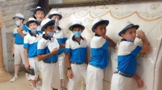 צפו: ’פרחי ירושלים’ פקדו את ציונו של שמואל הנביא ונשאו תפילה