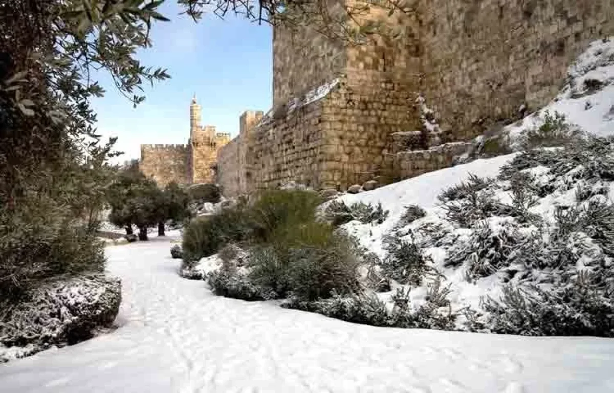 התחזית: סיכוי לשלג בירושלים ברביעי