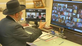 צפו: מעל 60 דיינים ורבנים מרחבי העולם התכנסו עם הרב הראשי