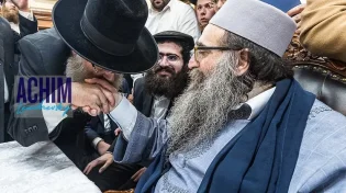 כ"ק האדמו"ר רבי יאשיהו פינטו שליט"א מגיע לראשונה לבורו פארק