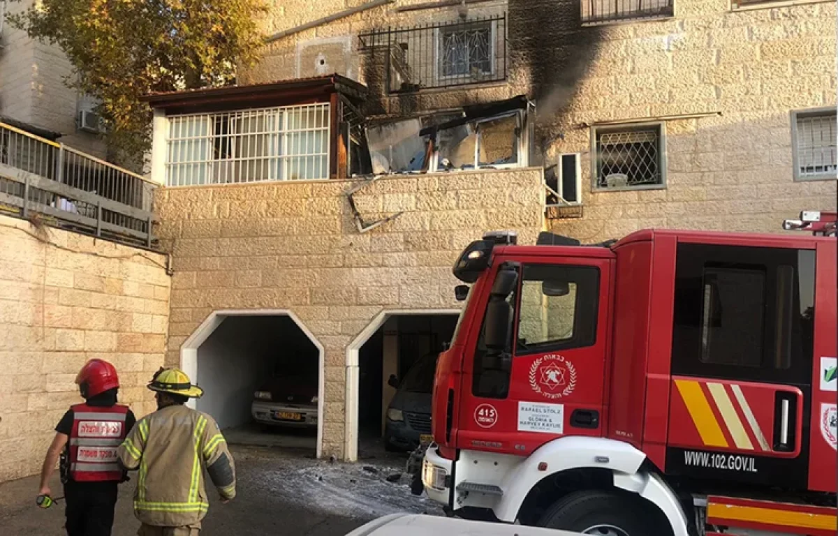 ירושלים: שריפה פרצה בבית כנסת בשכונת רמות - סידורים נשרפו