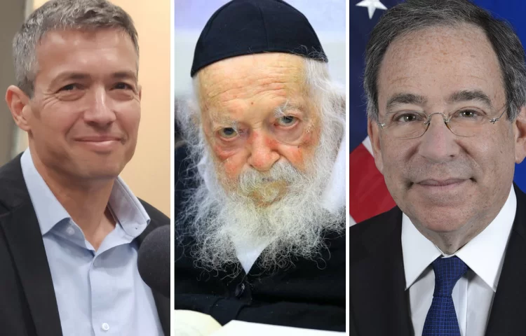 בניגוד לשר התקשורת: שגריר ארה"ב הגיע עם כיפה לגר"ח קנייבסקי בניגוד לשר התקשורת: שגריר ארה"ב הגיע עם כיפה לגר"ח קנייבסקי