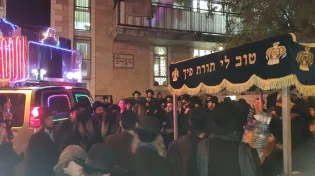לזכר קדושי מירון: התקיימה הכנסת ספר תורה בישיבת המקובלים