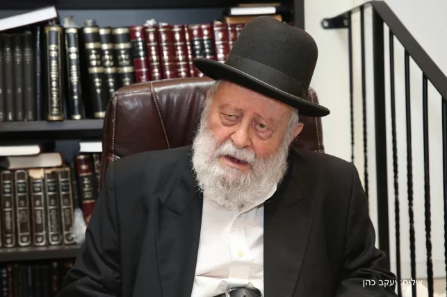 רבי צבי סימן טוב (צילום: יעקב כהן)