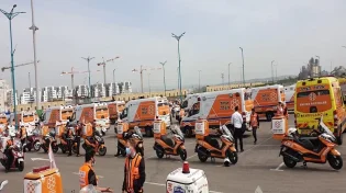 אלי ביר, נשיא ומייסד ’איחוד הצלה’, נחת בישראל לאחר שהחלים מקורונה - צפו בתיעוד