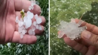 סימן משמיים? מחזה מפעים: ברד בצורת נגיף הקורונה