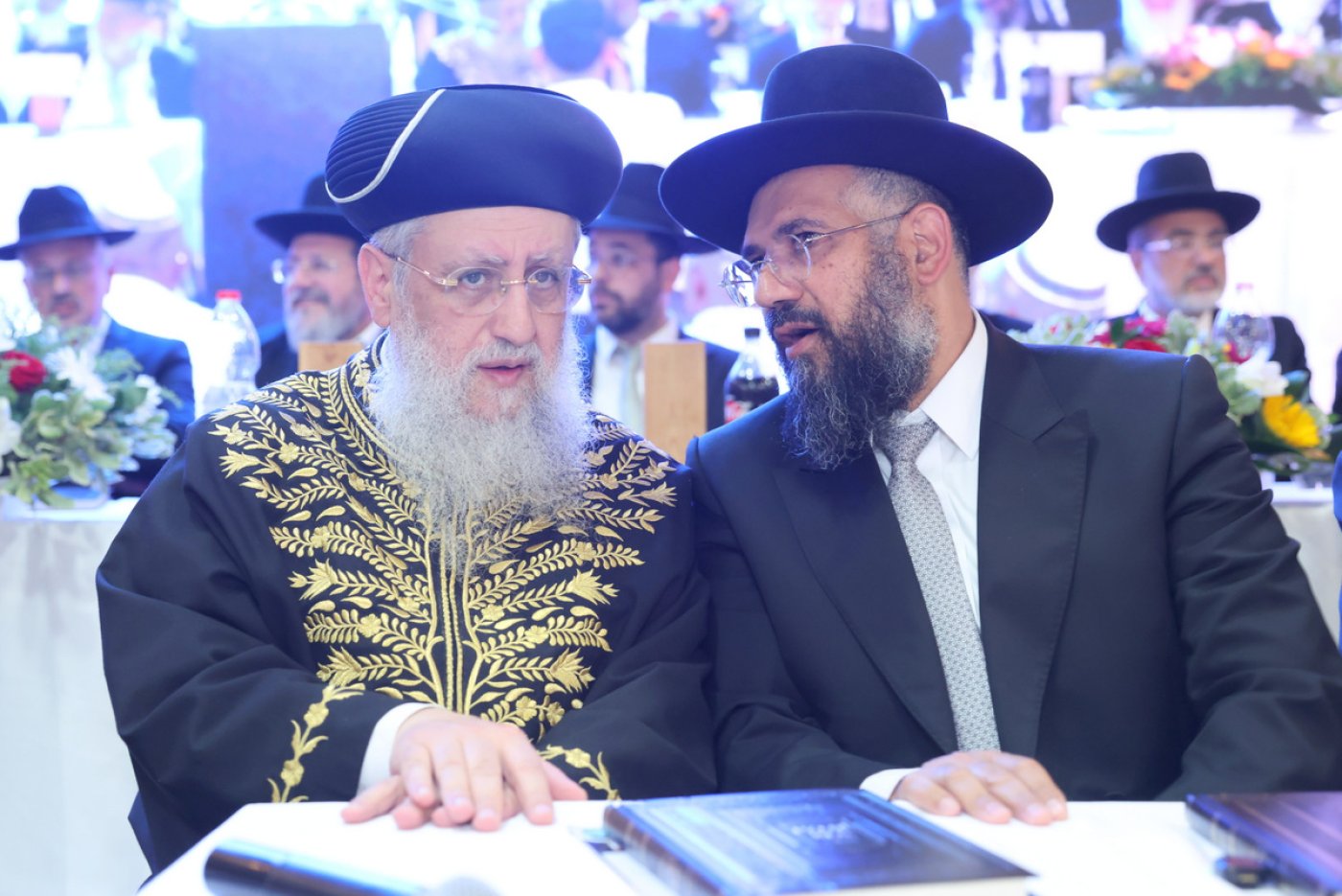 הרב ארז אלחרר הוכתר לרבה הראשי של הוד השרון במעמד הרבנים הראשיים לישראל (צילום: יעקב כהן)