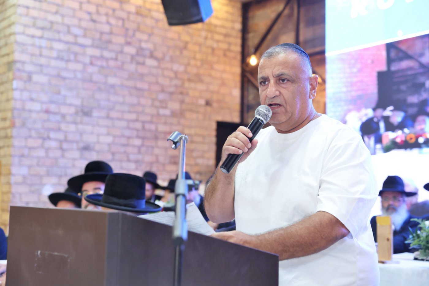 הרב ארז אלחרר הוכתר לרבה הראשי של הוד השרון במעמד הרבנים הראשיים לישראל (צילום: יעקב כהן)