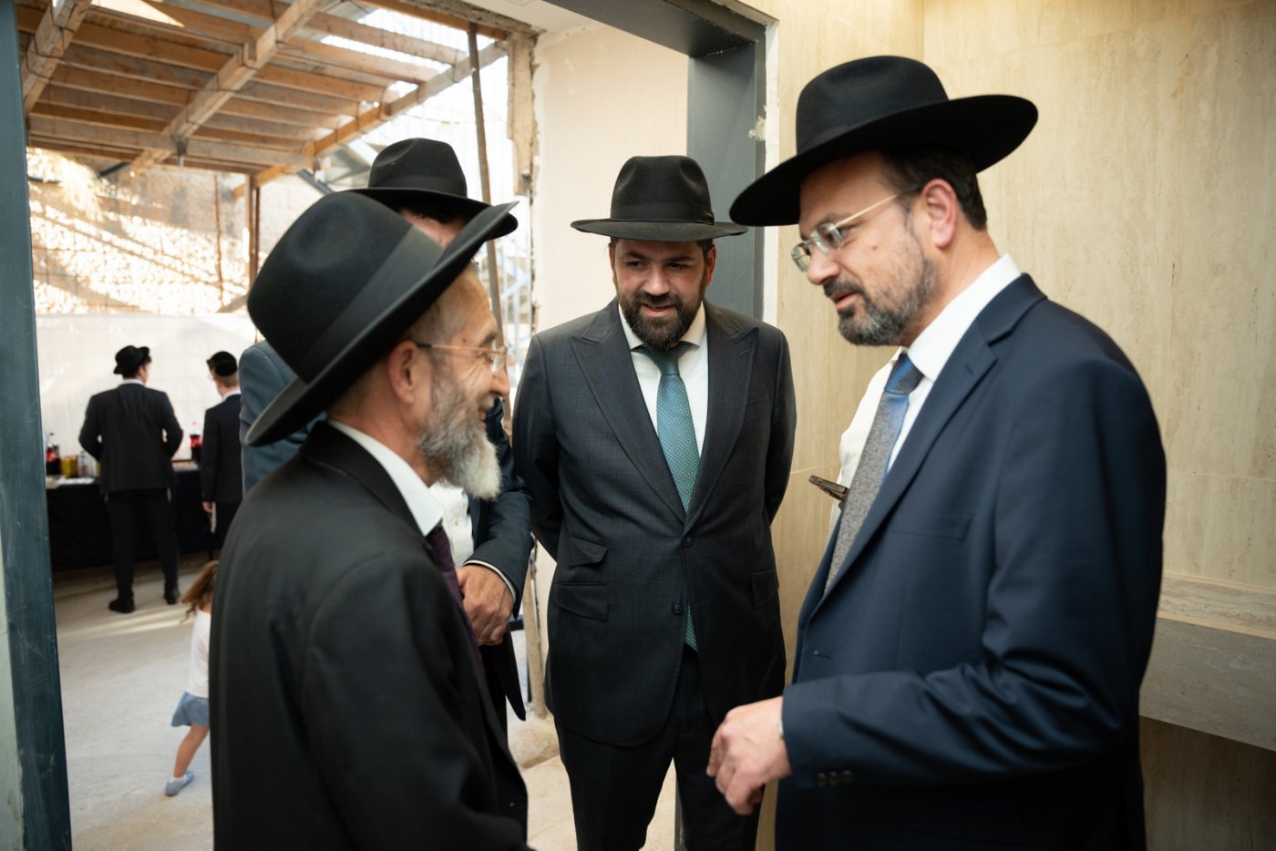 חנוכת מקווה טהרה בקריית יערים (צילום: יעקב כהן)