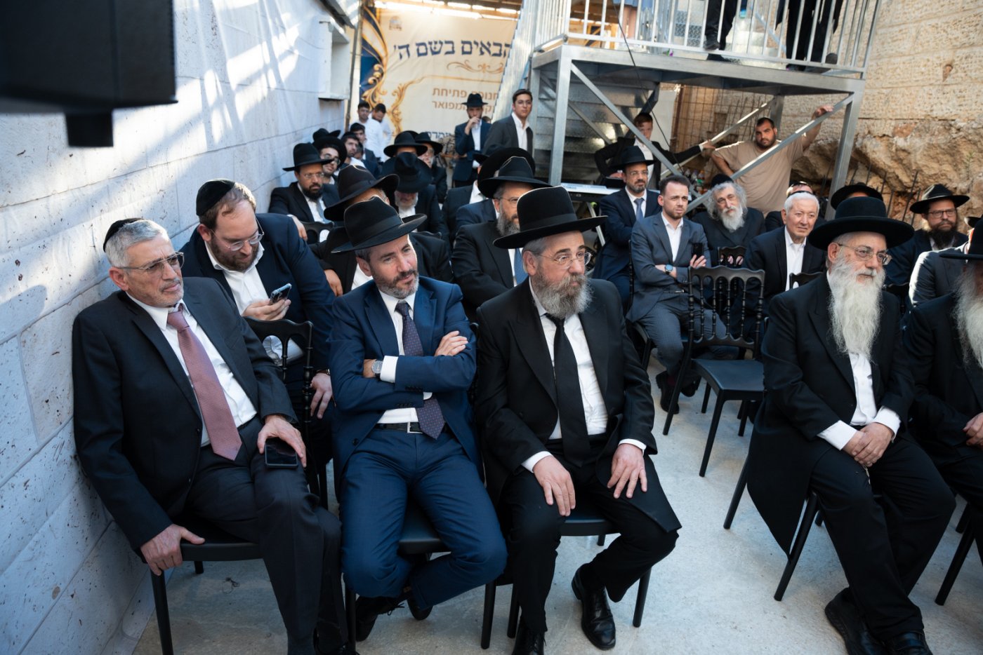 חנוכת מקווה טהרה בקריית יערים (צילום: יעקב כהן)