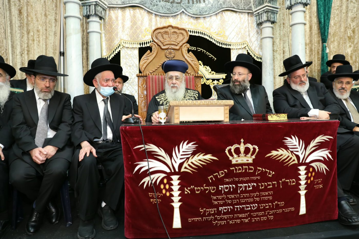 המונים בהקבלת פני רבו לראשון לציון מרן הרב יצחק יוסף שליט"א