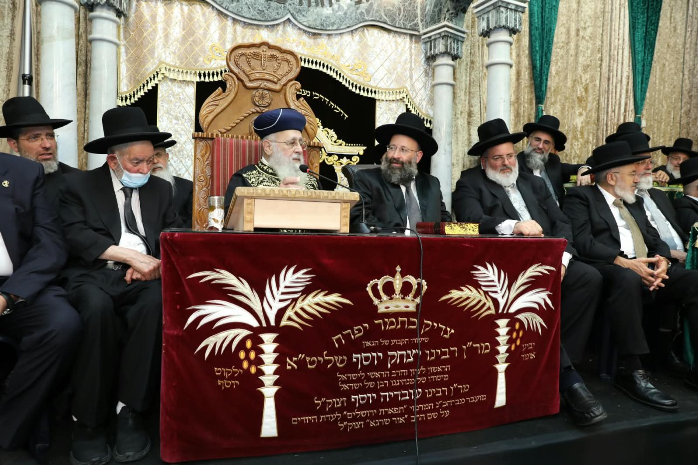 המונים בהקבלת פני רבו לראשון לציון מרן הרב יצחק יוסף שליט"א