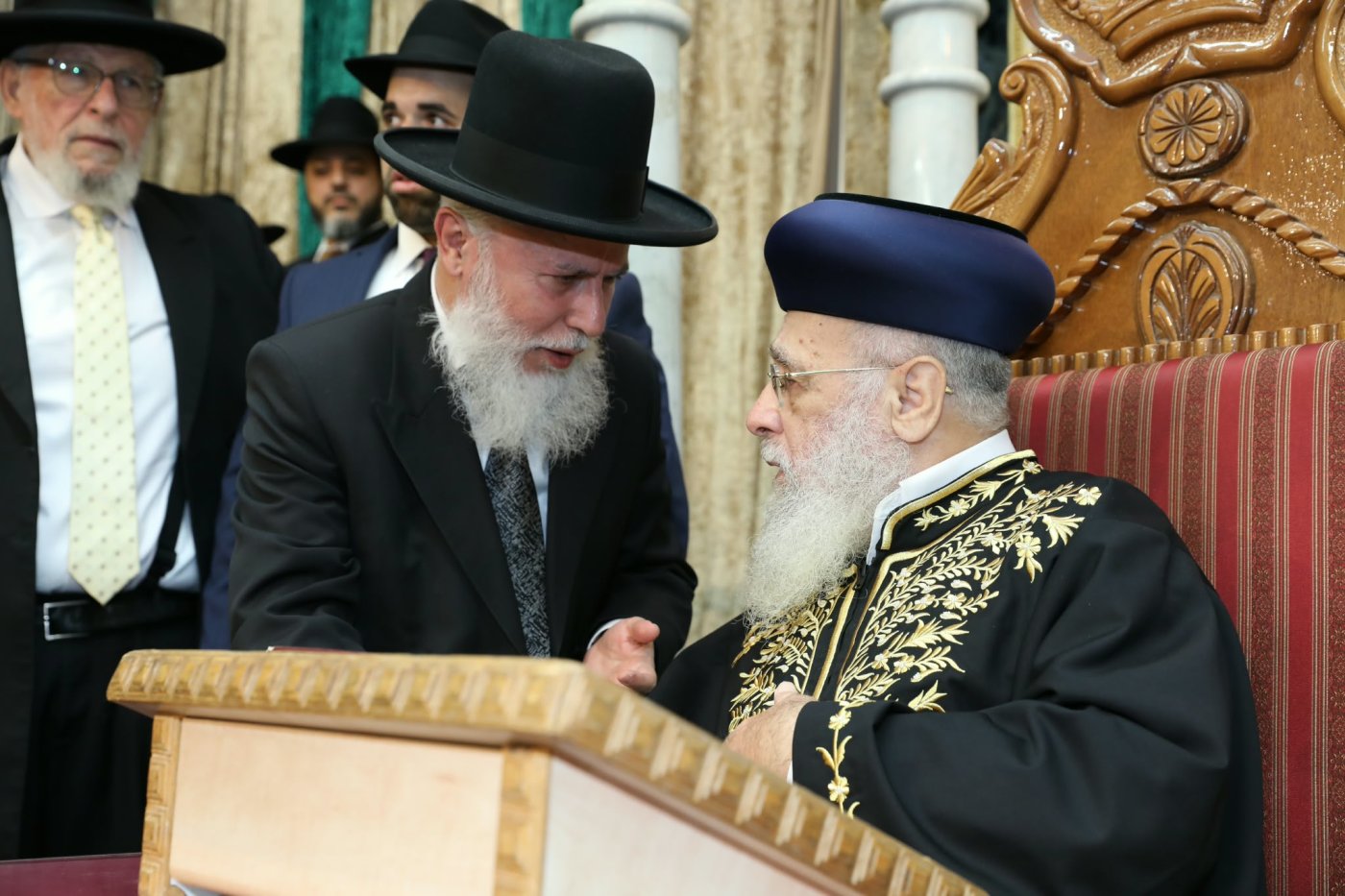 המונים בהקבלת פני רבו לראשון לציון מרן הרב יצחק יוסף שליט"א