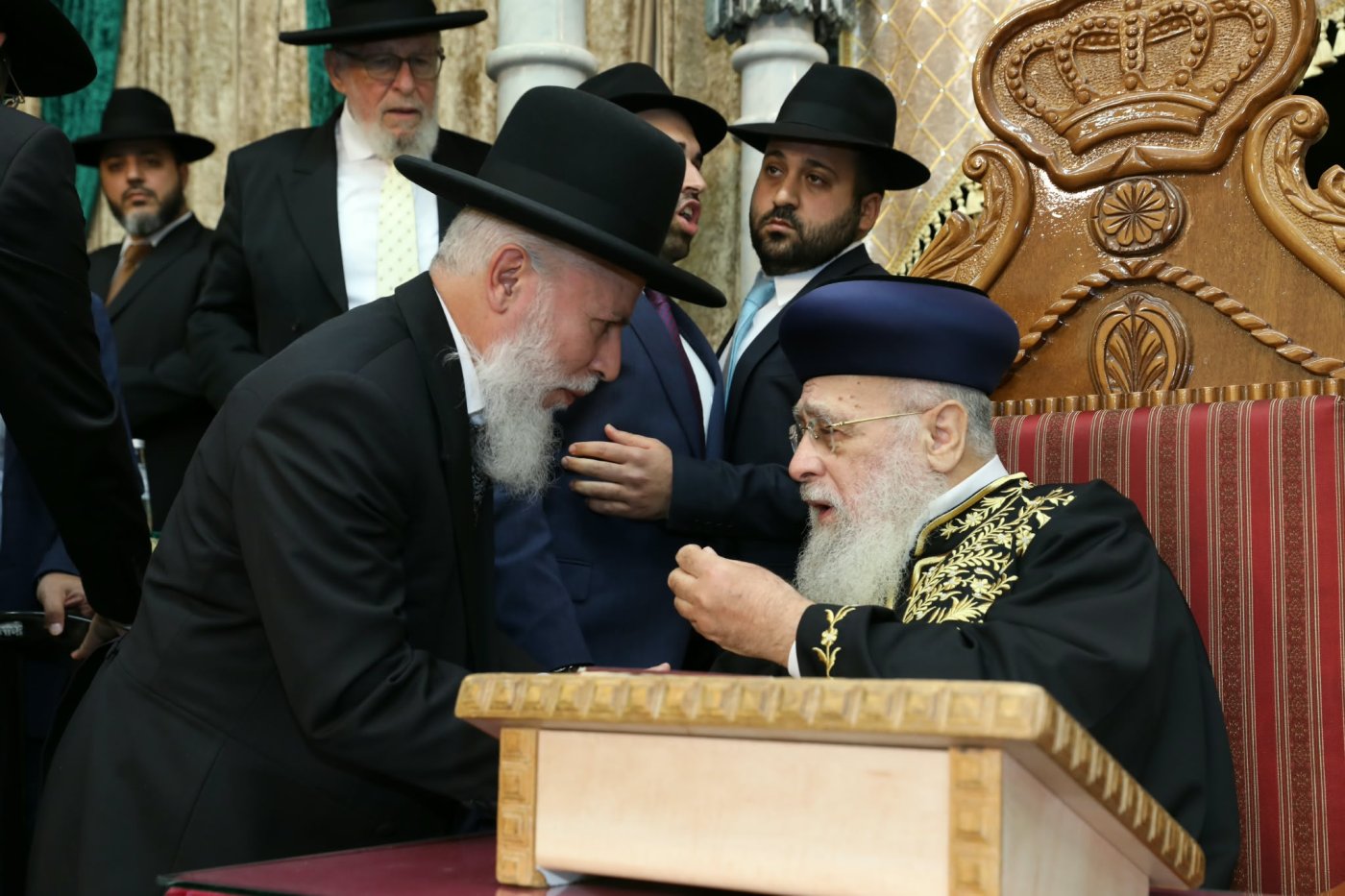המונים בהקבלת פני רבו לראשון לציון מרן הרב יצחק יוסף שליט"א