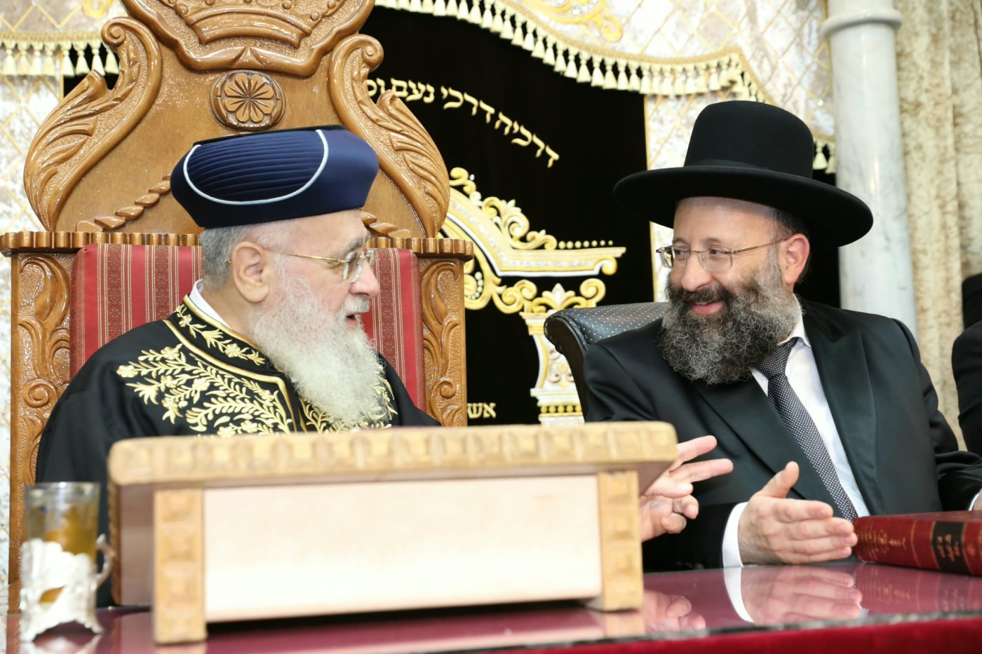 המונים בהקבלת פני רבו לראשון לציון מרן הרב יצחק יוסף שליט"א