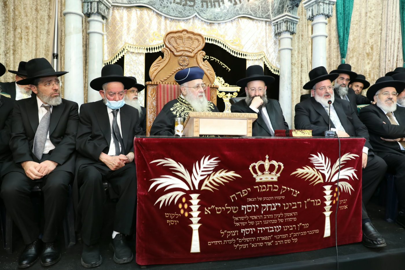 המונים בהקבלת פני רבו לראשון לציון מרן הרב יצחק יוסף שליט"א