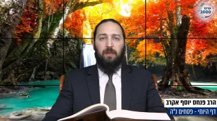 דף יומי: הדף היומי היום לצפיה - פסחים נ"ה | הרב פנחס יוסף אקרב