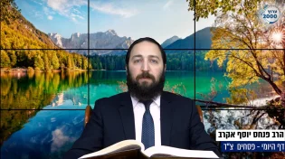 דף יומי: הדף היומי היום לצפיה - פסחים צ"ד | הרב פנחס יוסף אקרב