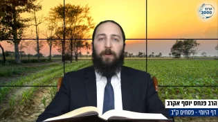 דף יומי: הדף היומי היום לצפיה - פסחים ק"ב | הרב פנחס יוסף אקרב
