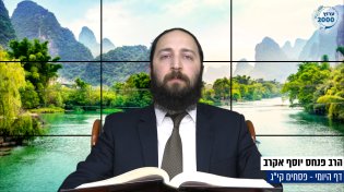 דף יומי: הדף היומי היום לצפיה - פסחים קי"ג | הרב פנחס יוסף אקרב