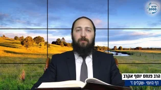 דף יומי: הדף היומי היום לצפיה - שקלים ז' | הרב פנחס יוסף אקרב